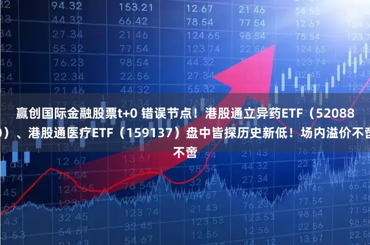 赢创国际金融股票t+0 错误节点！港股通立异药ETF（520880）、港股通医疗ETF（159137）盘中皆探历史新低！场内溢价不啻