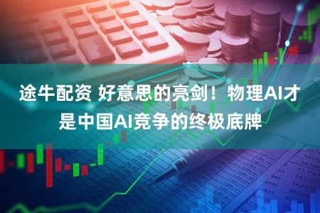 途牛配资 好意思的亮剑！物理AI才是中国AI竞争的终极底牌